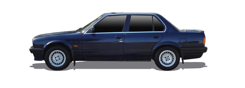 BMW 3 Sedan (E30) (1982/09 - 1992/03) 1.6 316 i (73 KW / 100 HP) (1987/09 - 1991/06)