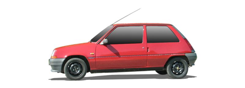 RENAULT SUPER 5 Hatchback (B/C40_) (1984/10 - 1996/12) 1.1  (33 KW / 45 HP) (B/C/401, B/C40H) (1986/01 - 1995/03)