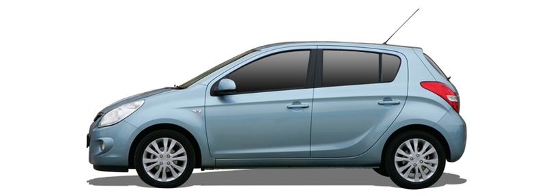 HYUNDAI i20 I Hatchback (PB, PBT) (2008/08 - ...) 1.4 CRDi (55 KW / 75 HP) (2008/09 - 2012/12)