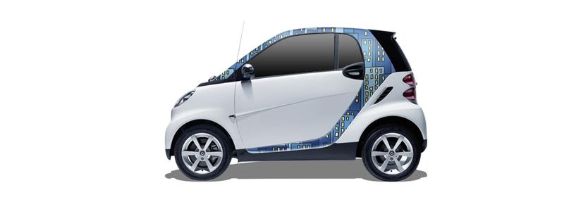 SMART FORTWO HATCH PEQUENO (451) (2007/01 - ...) electric drive (20 KW / 27 HP) (451.390, 451.391) (2010/12 - 2012/12)