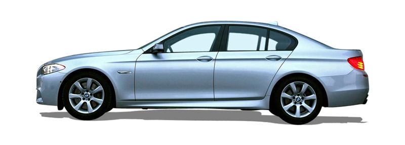 BMW 5 Sedan (F10) (2009/01 - 2016/10) 3.0 M 550 d xDrive (280 KW / 381 HP) (2012/03 - 2016/10)