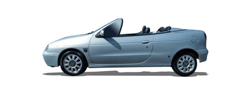 RENAULT MEGANE I Cabriolet (EA0/1_) (1996/10 - 2003/08) 1.6 e (66 KW / 90 HP) (EA0F) (1996/10 - 1999/03)