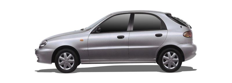 DAEWOO LANOS Hatchback (KLAT) (1997/04 - ...) 1.6 16V (78 KW / 106 HP) (1997/05 - ...)