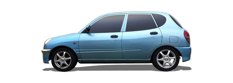 DAIHATSU SIRION Hatchback (M1) (1998/04 - 2005/04) 1.0 i (41 KW / 56 HP) (M100) (1998/04 - 2000/09)