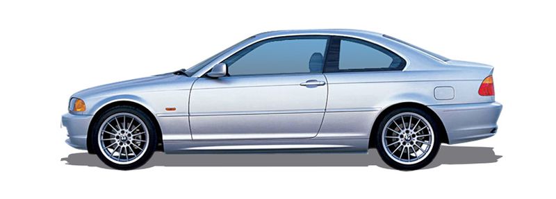 BMW 3 Coupe (E46) (1998/12 - 2006/07) 2.5 323 Ci (125 KW / 170 HP) (1999/04 - 2000/09)