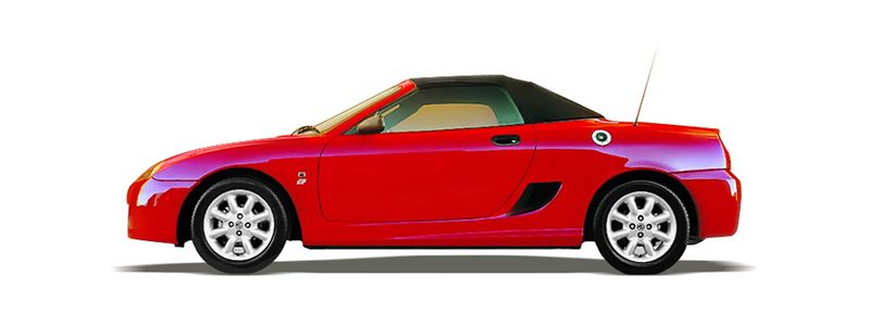 MG MGF Cabrio (RD) (1995/03 - 2002/03) 1.8 i VVC (107 KW / 146 HP) (1995/03 - 2002/03)