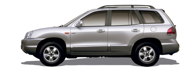 HYUNDAI SANTA FÉ I SUV (SM) (2000/11 - 2006/03) 2.4 16V (100 KW / 136 HP) (2001/02 - 2006/03)