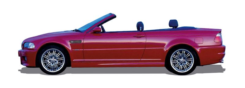 BMW 3 Cabrio (E46) (2000/04 - 2007/12) 3.2 M3 (252 KW / 343 HP) (2001/03 - 2006/08)