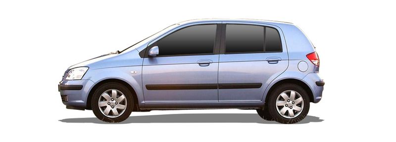HYUNDAI GETZ Hatchback (TB) (2001/06 - 2011/01) 1.6  (77 KW / 106 HP) (2002/09 - 2005/09)