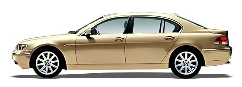 BMW 7 Sedan (E65, E66, E67) (2001/07 - 2009/12) 3.9 740 d (190 KW / 258 HP) (2002/10 - 2005/02)