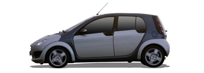 SMART FORFOUR Hatchback (454) (2004/01 - 2006/06) 1.1  (55 KW / 75 HP) (454.030) (2004/01 - 2006/06)