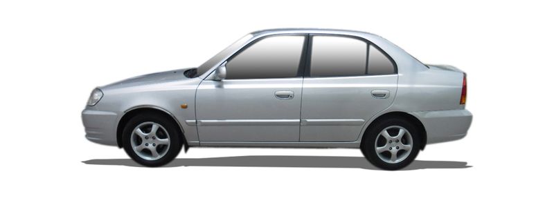 HYUNDAI ACCENT II Sedan (LC) (1999/09 - 2017/11) 1.3  (63 KW / 86 HP) (2000/01 - 2005/11)