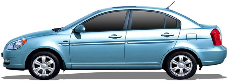 HYUNDAI ACCENT III Hatchback (MC) (2005/11 - 2010/12) 1.4 GL (71 KW / 97 HP) (2005/11 - 2010/11)