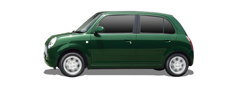 DAIHATSU TREVIS Hatchback (2006/06 - ...) 1.0  (43 KW / 58 HP) (2006/06 - ...)