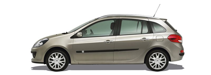 RENAULT CLIO III Grandtour (KR0/1_) (2007/11 - ...) 1.2 16V (74 KW / 101 HP) (KR0P) (2007/11 - 2012/12)