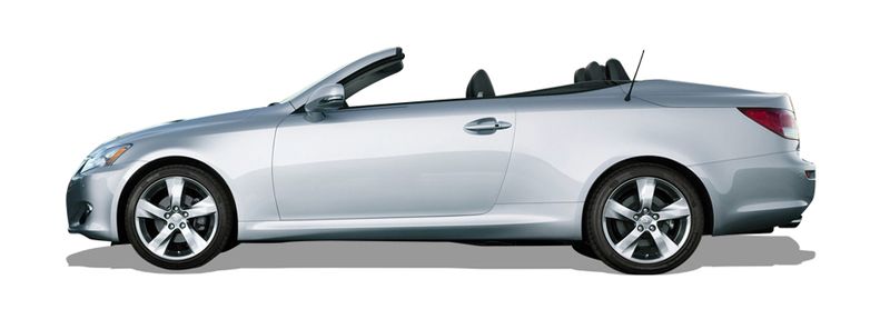LEXUS IS C Cabrio (GSE2_) (2009/04 - ...) 2.5 250 (153 KW / 208 HP) (2009/04 - 2015/06)