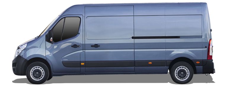 RENAULT MASTER III Panelvan/Van (FV) (2010/02 - ...) 2.3 dCi 135 RWD (100 KW / 136 HP) (FV0N) (2014/07 - ...)