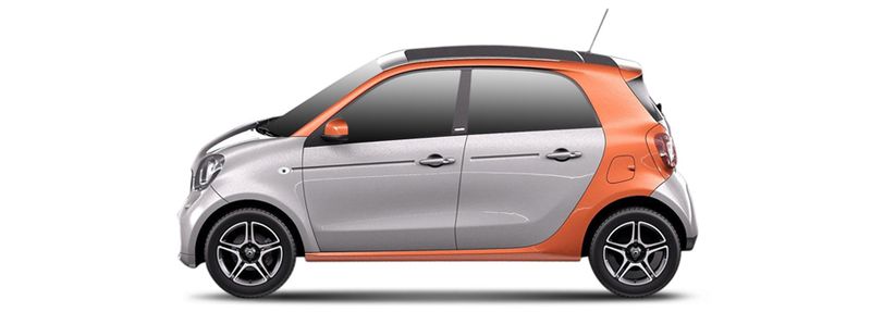 SMART FORFOUR Hatchback (453) (2014/07 - ...) 1.0  (45 KW / 60 HP) (453.041) (2014/11 - ...)