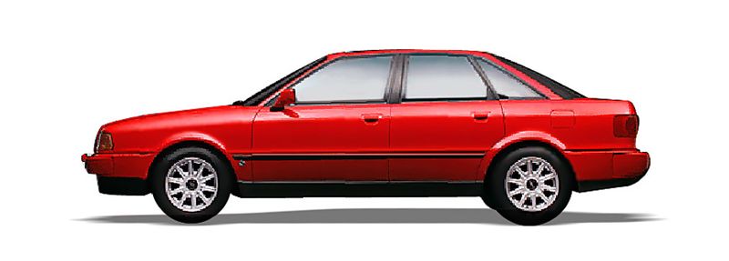 AUDI 90 B3 Sedan (893, 894, 8A2) (1987/04 - 1991/09) 2.3 E quattro (100 KW / 136 HP) (1987/04 - 1991/07)