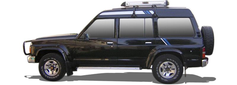 NISSAN PATROL GR IV SUV (Y60, GR) (1986/01 - 1998/02) 2.8 TD (85 KW / 116 HP) (Y60A) (1988/09 - 1997/06)
