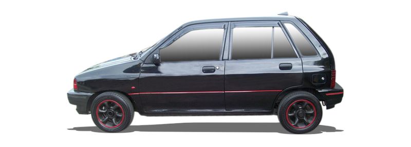 KIA PRIDE Hatchback (DA) (1990/01 - 2011/12) 1.3  (53 KW / 72 HP) (1990/01 - 2001/09)
