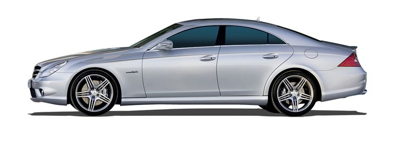 MERCEDES-BENZ CLS Coupe (C219) (2004/10 - 2011/02) 5.4 CLS 55 AMG (350 KW / 476 HP) (219.376) (2005/01 - 2010/12)