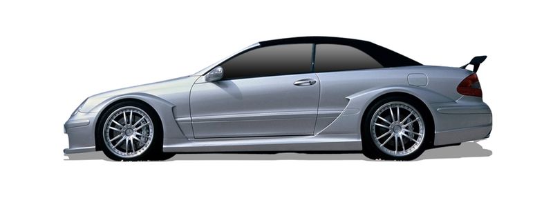 MERCEDES-BENZ CLK Coupe (C209) (2002/05 - 2010/03) 5.4 DTM AMG (428 KW / 582 HP) (209.3_) (2004/06 - 2005/10)