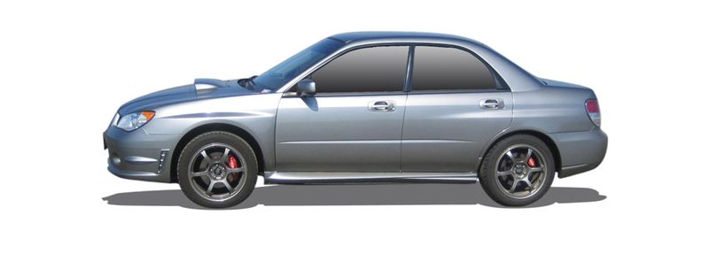 SUBARU IMPREZA Sedan (GE, GV) (2007/01 - ...) 2.5  AWD (169 KW / 230 HP) (2008/10 - ...)